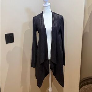 Zara Black Open Front Cardigan